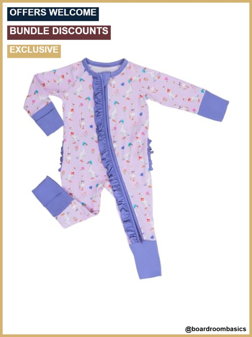 Viscose from Bamboo Baby Sleeper Convertible Footie Pajamas